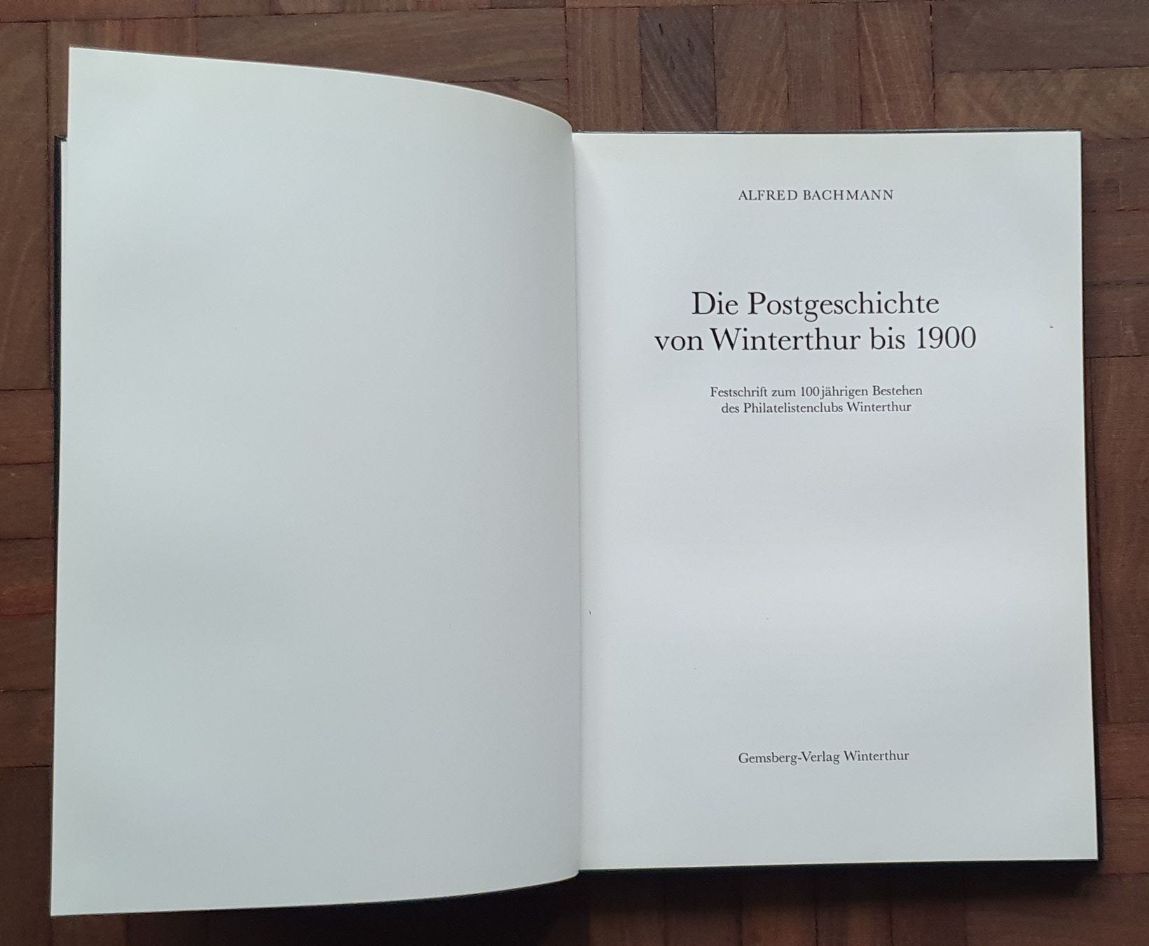 Libri: Buch - Die Postgeschichte von Winterthur bis 1900 – Usato da Kreuzlingen venduto da Rschweiz1 1