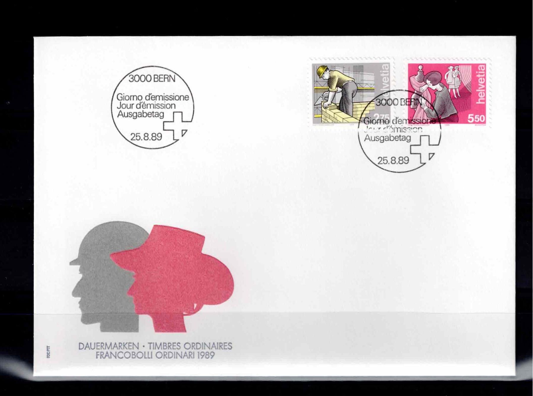 Tous les timbres: CH FDC Satz 1989 – D'occasion à Koblenz par Markenhimmel
