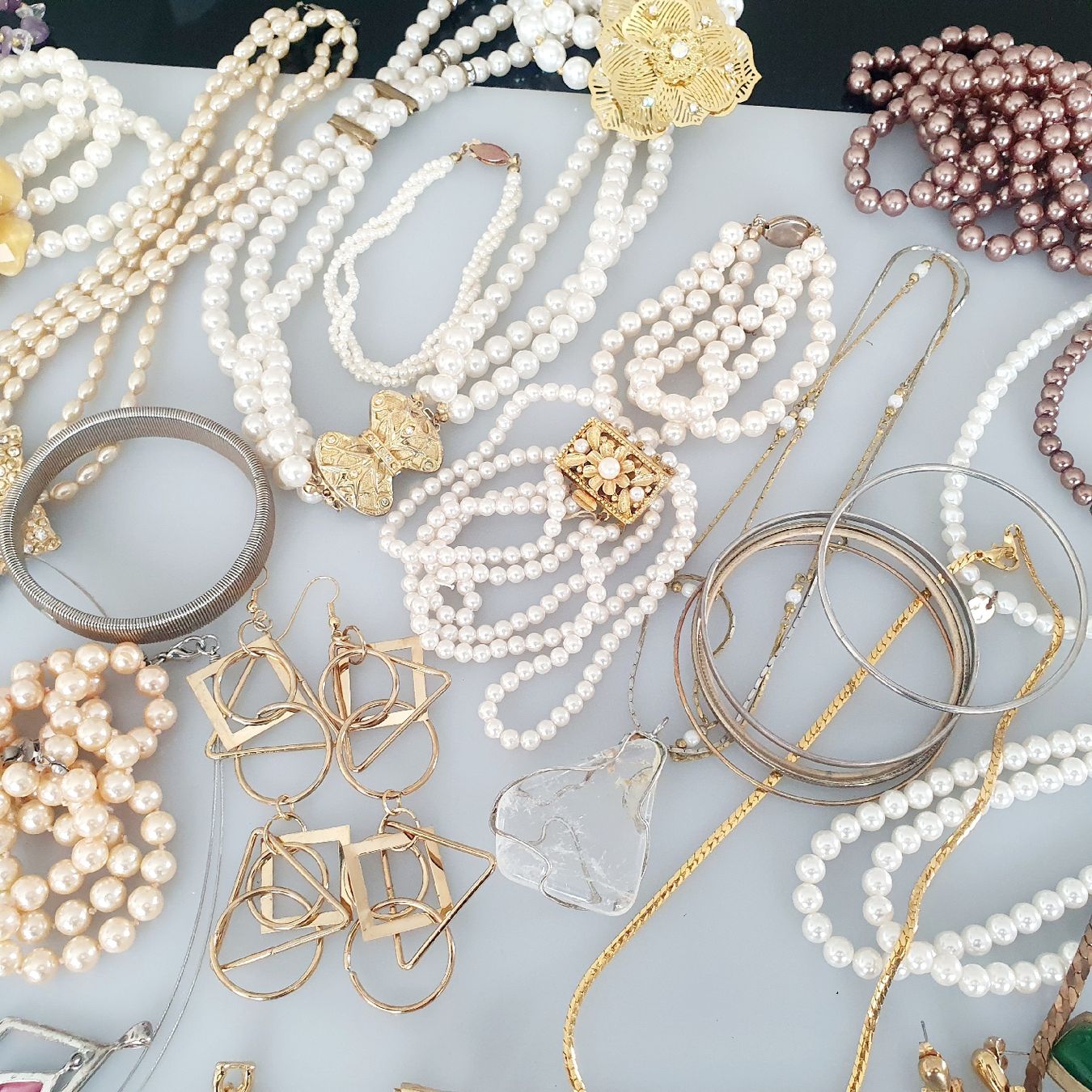Sonstiger Schmuck: Schmuck Konvolut Modeschmuck Perlen verschiedene Teile  – Gebraucht aus Kreuzlingen von Wunderkiste123 7