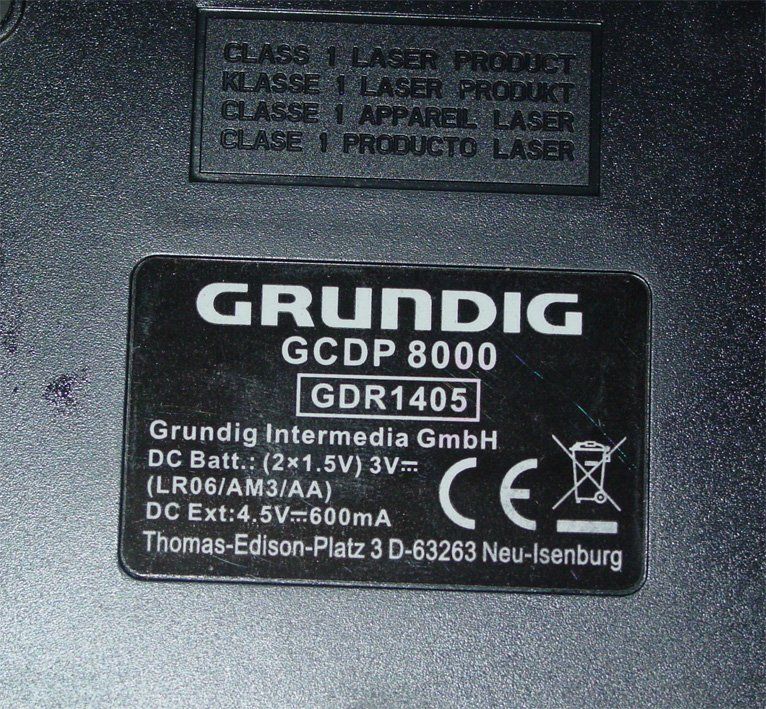 Grundig Lecteur media portable: CD-Player portabel – Neuf avec emballage d'origine à Uitikon Waldegg par Mawro 2