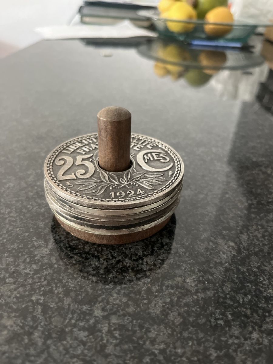 Sottobicchieri: Sous Verres 25 centimes de 1924 – Usato da Glis venduto da king-of-convenience 2