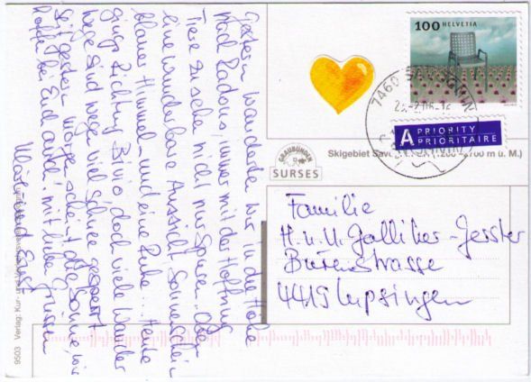 Cartes postales: Savognin - im Skigebiet – D'occasion à Binningen par Mountainrider 1