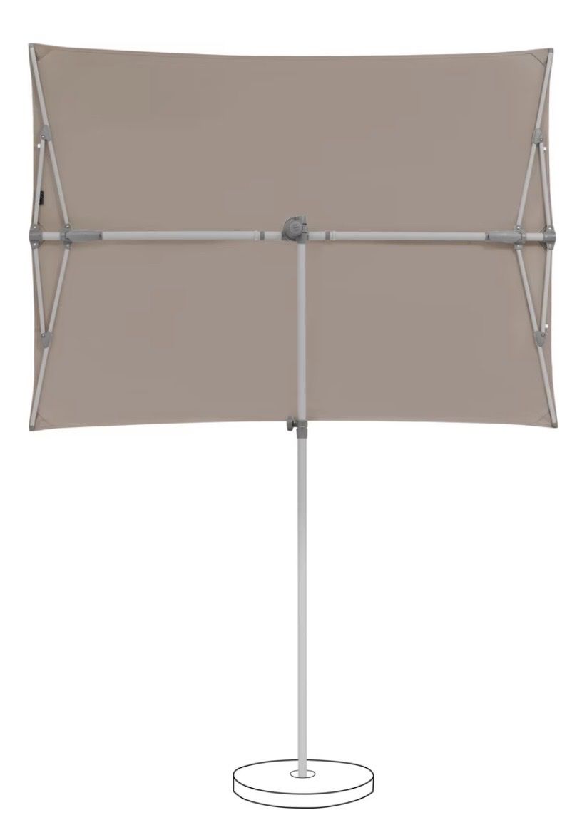 Glatz Ombrelloni: Suncomfort Glatz Flex Roof taupe – Usato da Lenzburg venduto da Shyra1