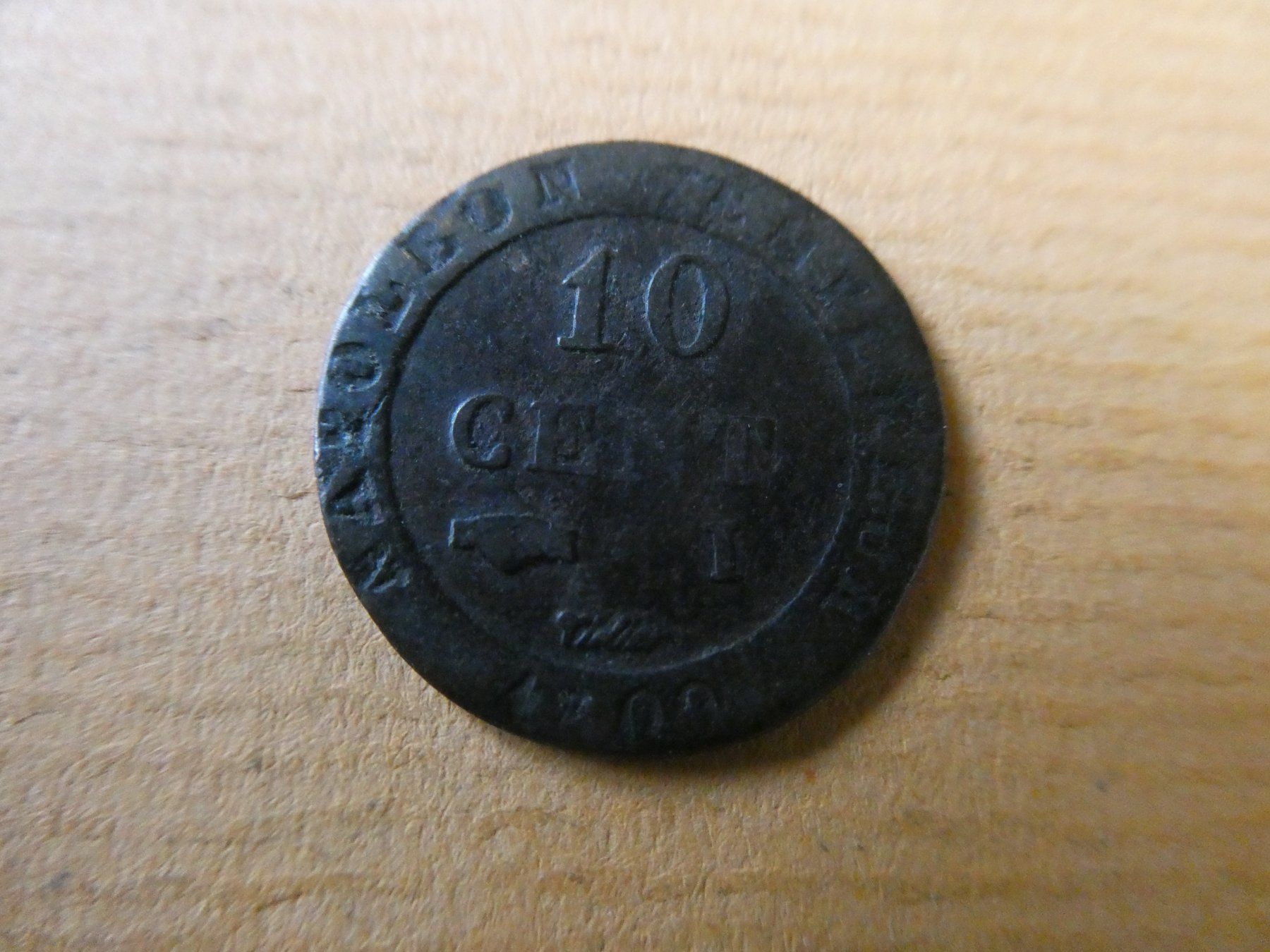 Tutti le monete: Italien 1809, 10 Centesimi - Silber – Usato da Hinterforst venduto da Rohusri 1