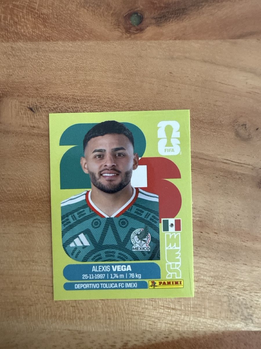 Panini Carte collezionabili: WM 2026 Panini Sticker Alexis Vega MEX 18 – Usato da Winterthur venduto da ylaura
