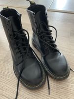 Dr. Martens Black Leather Boots Size EU 36 - Great Condition