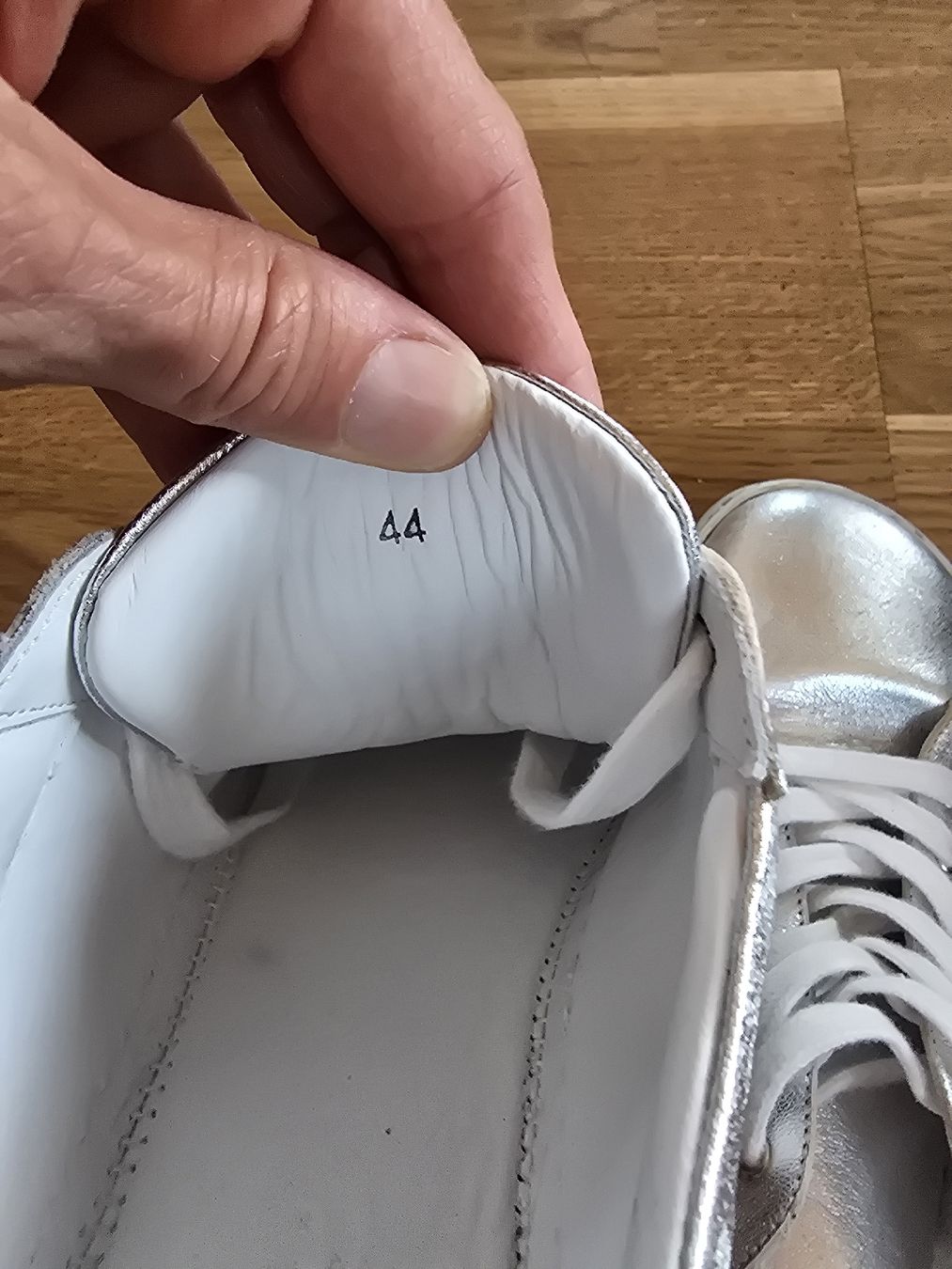 Scarpe da donna: ZAQQ Sneaker Silber 44 neuwertig – Nuovo (secondo la descrizione) da Hünikon venduto da Butz0 3