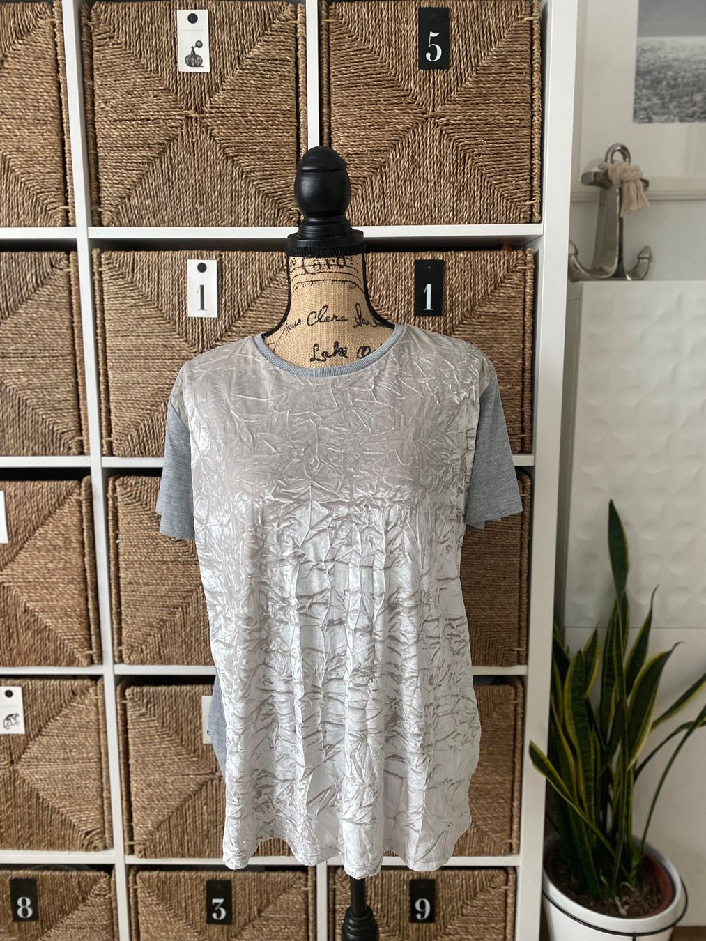 T-Shirts: Velvet Shirt, silver grey, size XL – Neu und originalverpackt aus Safenwil von rgs_tg62