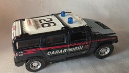 Maisto Hummer H2 Schwartz Masstab 1:46 Carabineri sie Foto