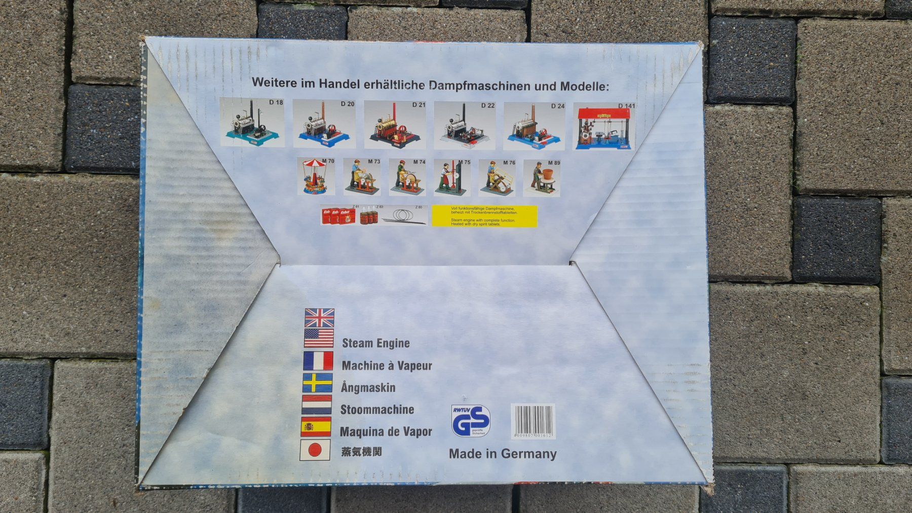 Wilesco Kit di modellismo & Modellini statici: Originalkarton / Dampfmaschine / Wilesco D 161 – Usato da Safenwil venduto da Husqi2000 5