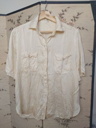 Chemisette 100% soie vintage - T. M