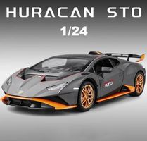 Lamborghini Huracan STO Modellauto 1/24 (schwarz)