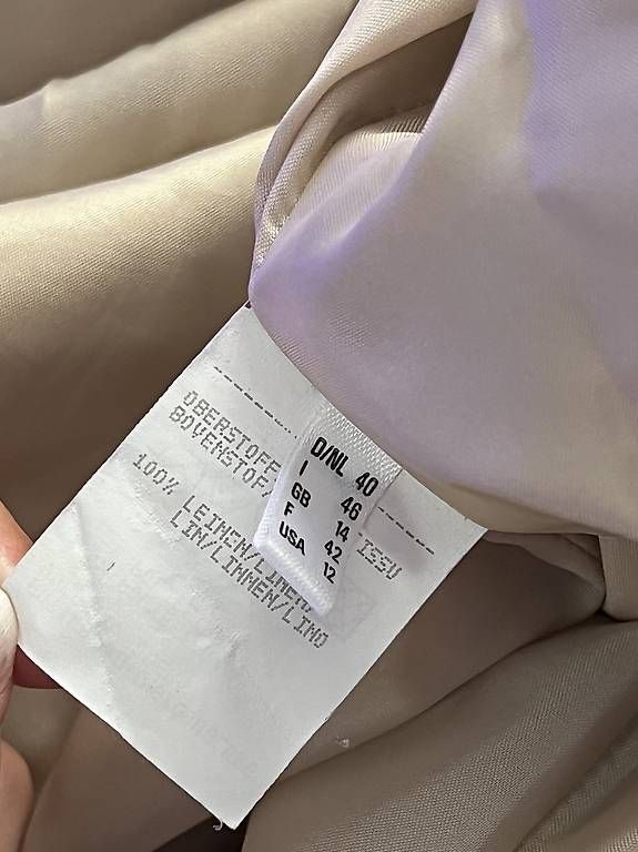 Giacche: Blazer beige 100% Cotton – Usato da Birsfelden venduto da Birsfelden_giveaway 3