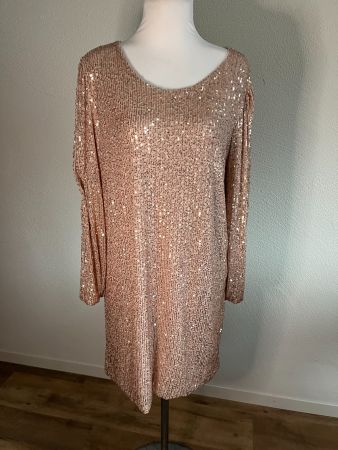 Pailletten-Kleid, NEU, Gr. M/L, NP 109.-