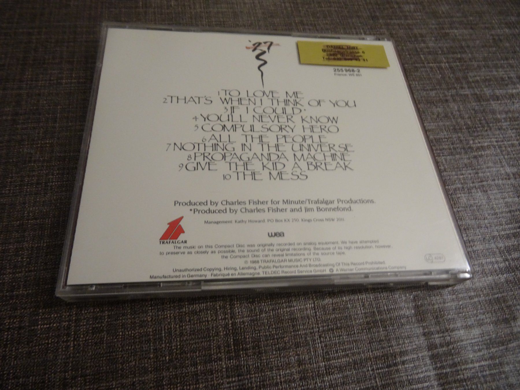 CD: CD 1927 ISH — – Usato da Olten venduto da Disc-Ausverkauf 1