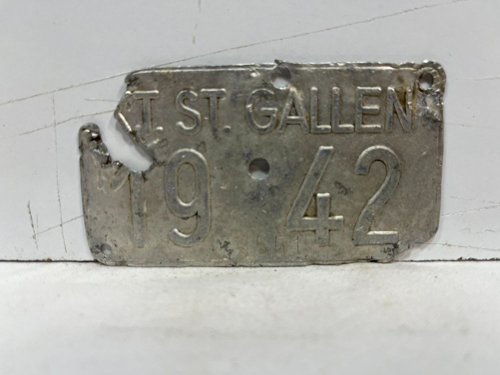 Plaque De Vélo Taxe 1941 - Originale - Cyclisme - Collection Transport - BG7222