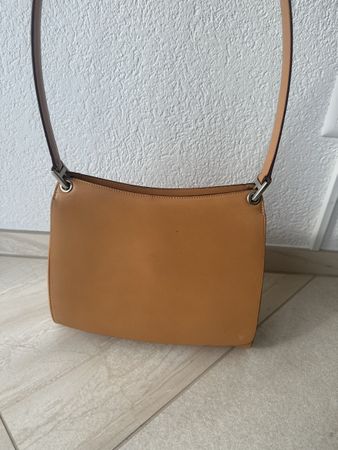 Handtasche Bally Leder hellbraun guter Zustand gebraucht