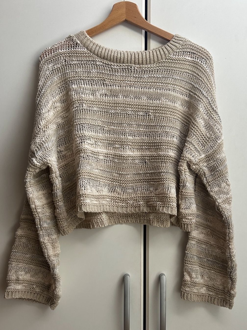 Pull&Bear Maglioni & Felpe: Pull en crochet beige Pull&Bear – Nuovo (secondo la descrizione) da Vessy venduto da tania4284 1