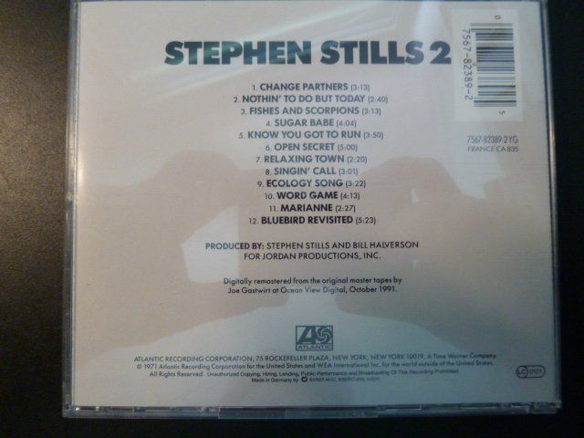 CDs: Stephen Stills - Stills 2  (vergriffen) – D'occasion à Au ZH par sikoku 2