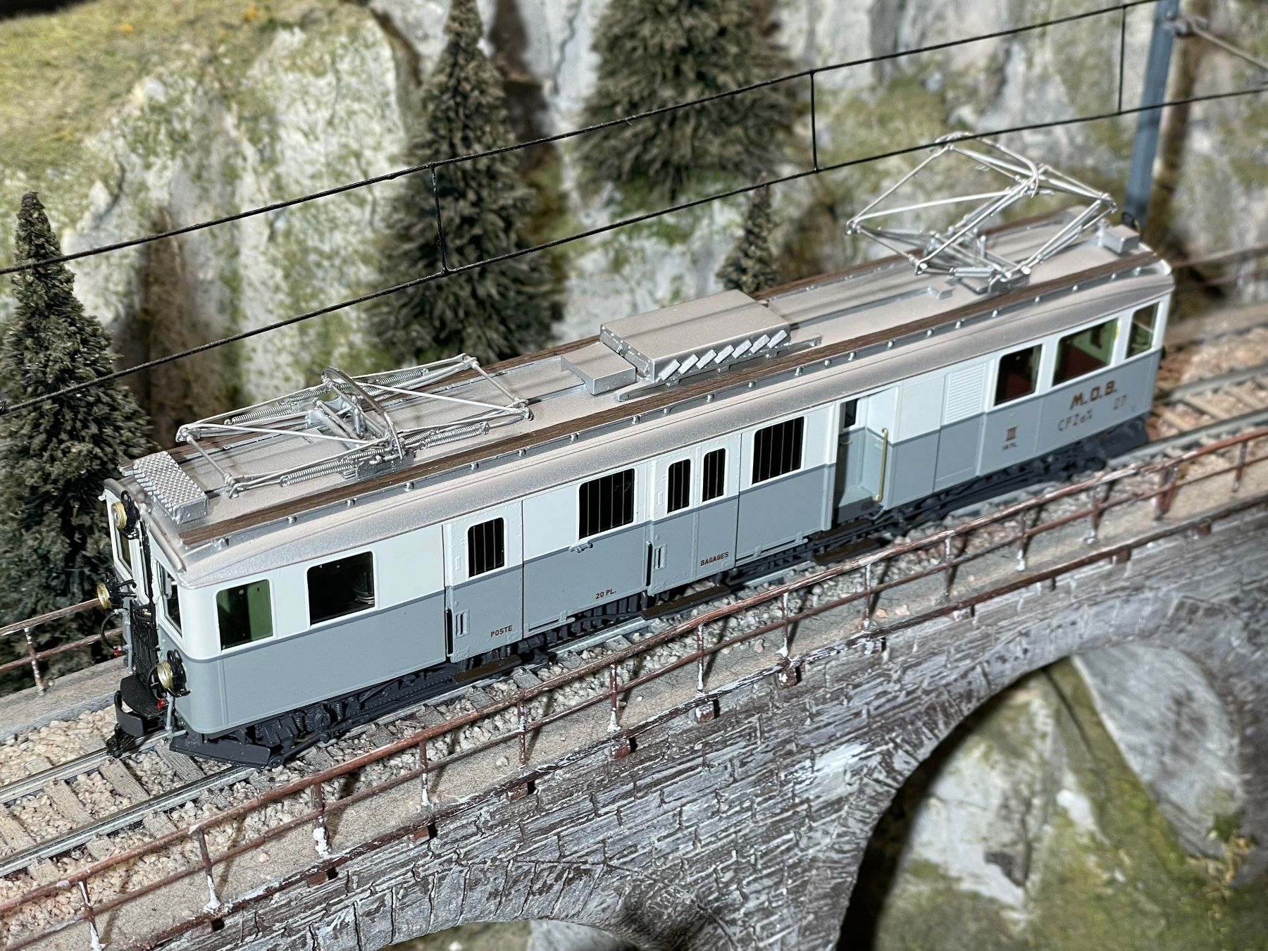 Lemaco Modellini di ferrovie: Lemaco MOB, CFZe 4/4 No: 27 – Nuovo (secondo la descrizione) da Krummenau venduto da ferrotech 4