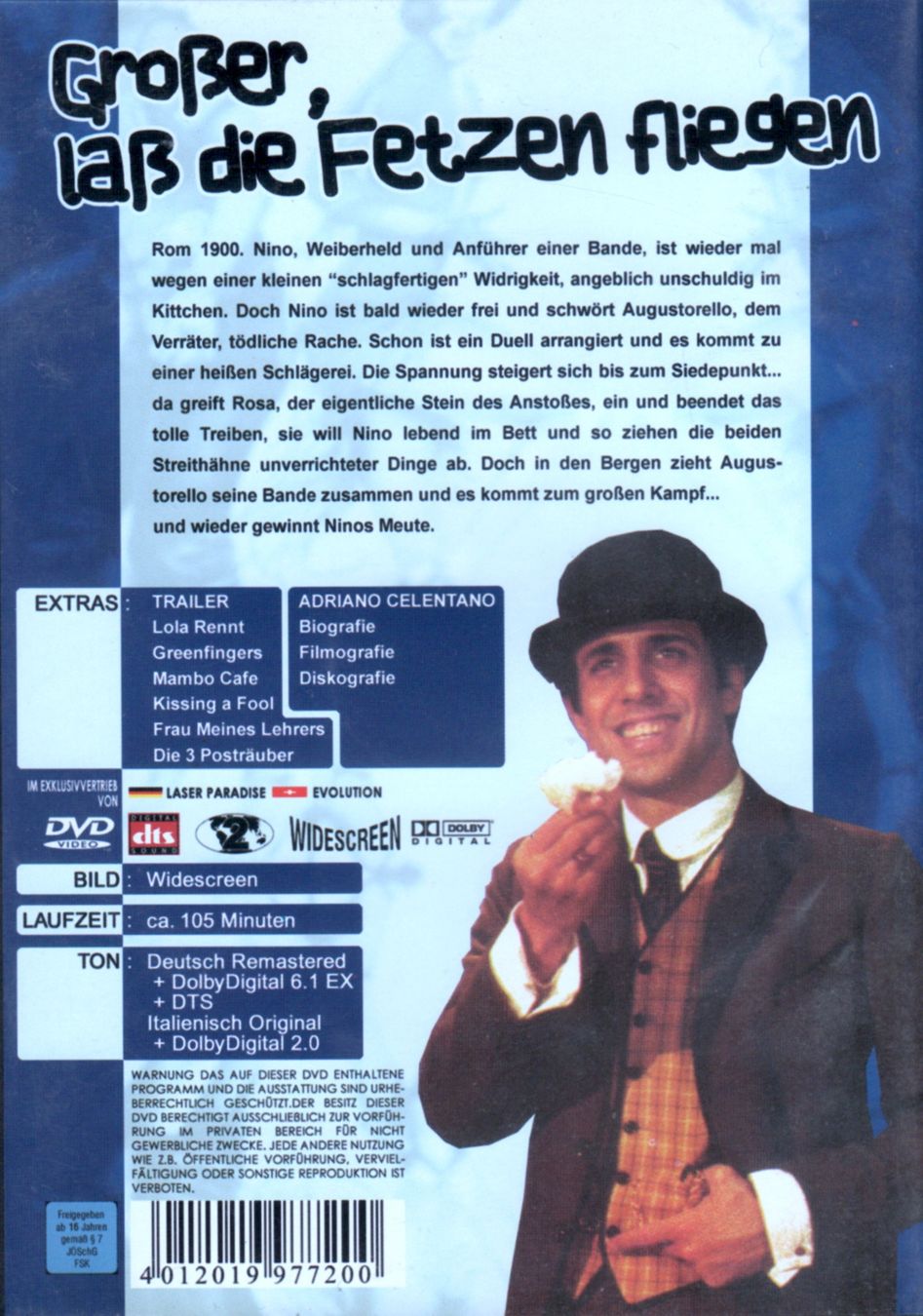 Tutti i DVDs: DVD: 4 Filme mit Adriano Celentano – Usato da Tägerig venduto da fil_f8k6 7