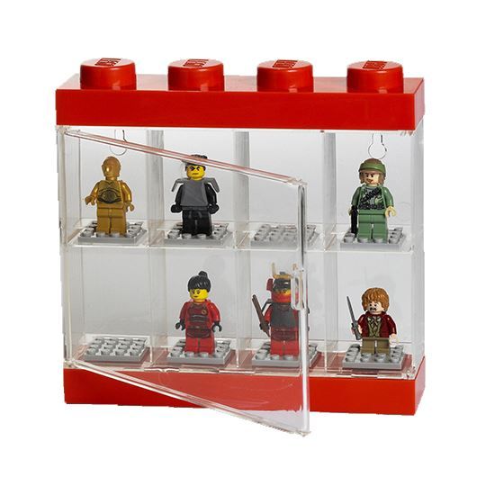 Vetrine: Lego Minifigure Display Case 4 Knob Rot – Nuovo e nell'imballaggio originale da Wettingen venduto da kochshop 2