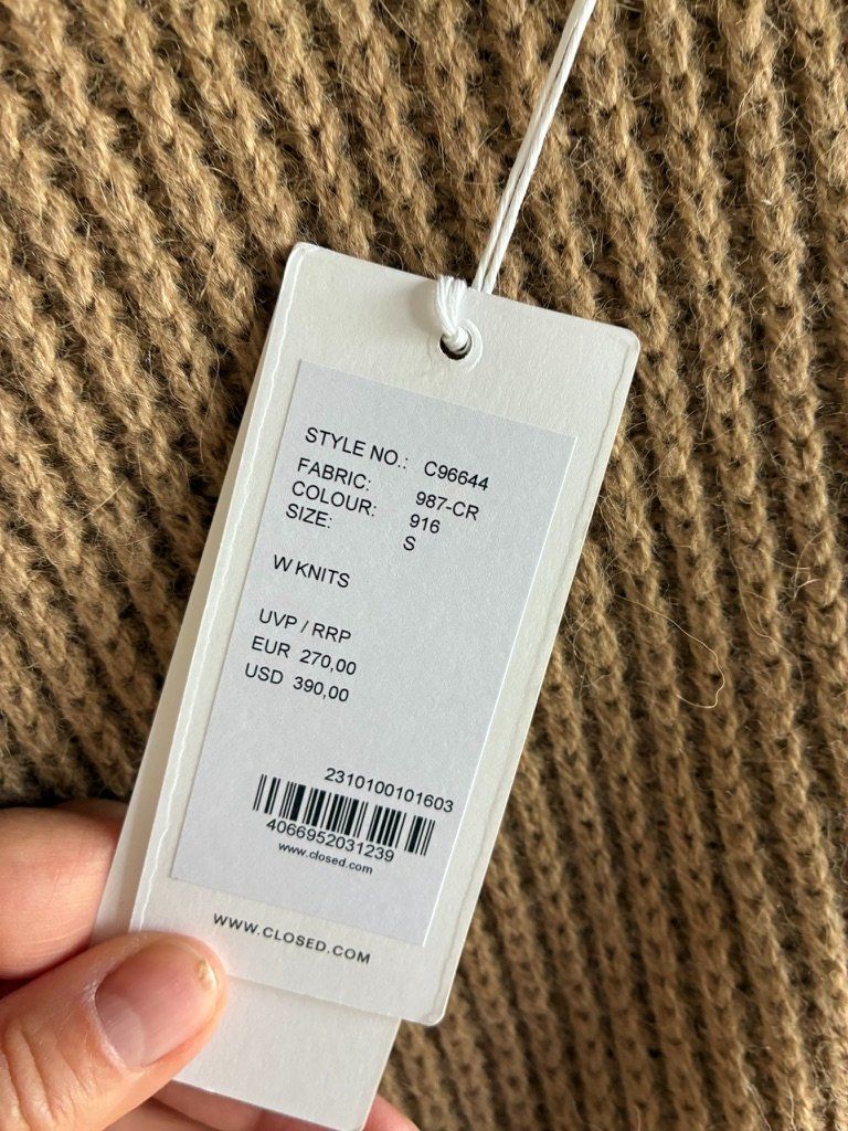 Closed Maglioni & Felpe: Closed! wunderschöner neuer Strickpullover - tolle Farbe S – Nuovo e nell'imballaggio originale da Winterthur venduto da Mitschg 3