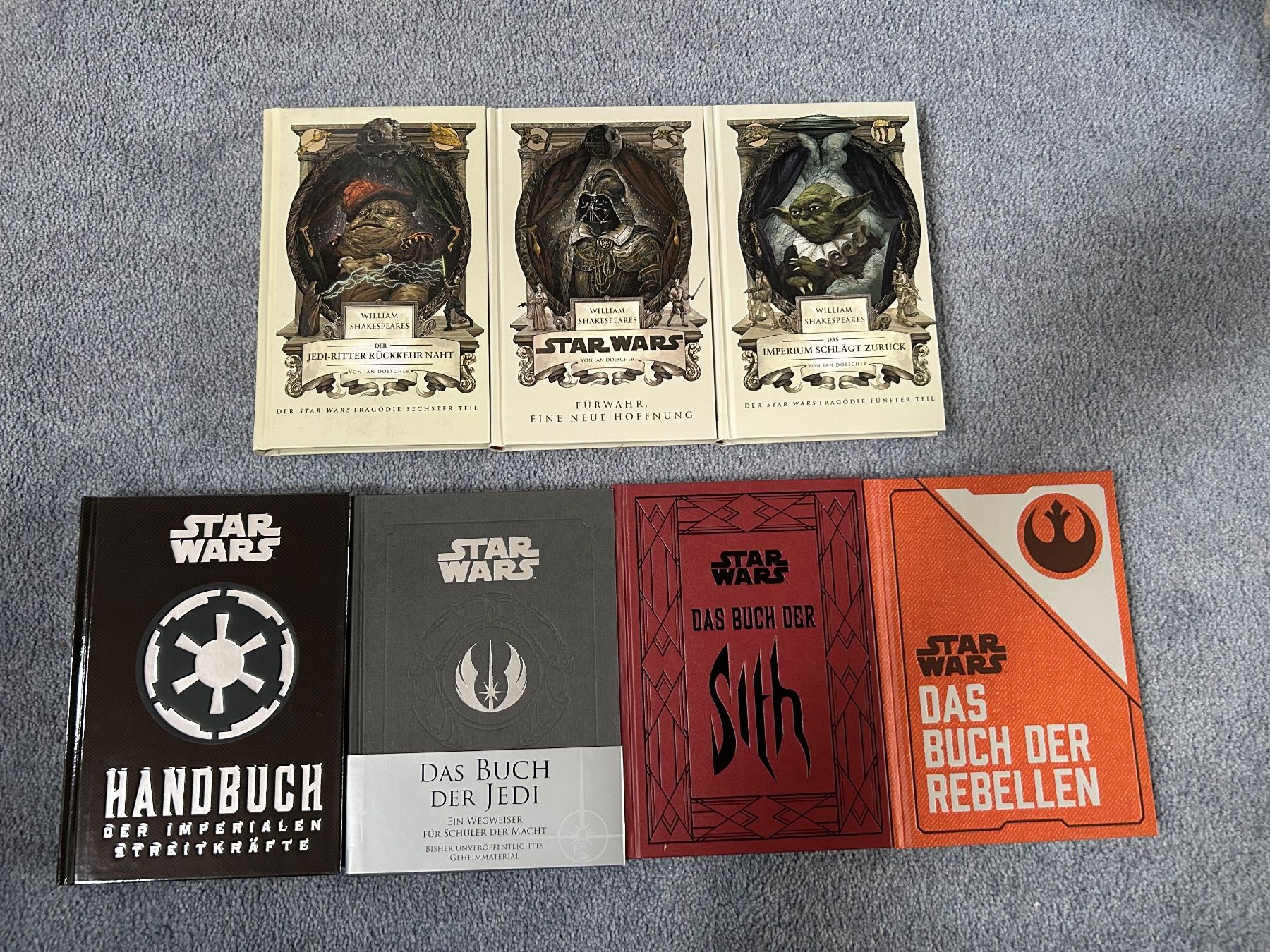 Libri: 7 Star Wars Bücher – Nuovo (secondo la descrizione) da Aristau venduto da Mastergee