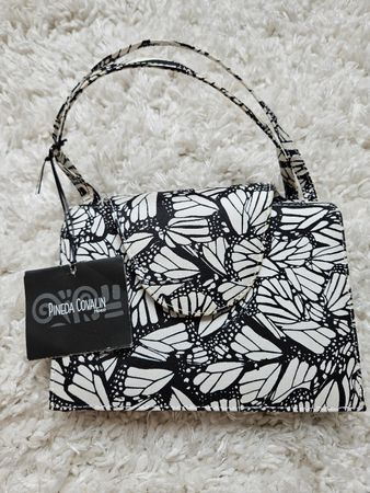 Pineda Covalin Tasche mit Schmetterlingen (Mexico designer)