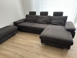 Schlafsofa inkl. Hocker 