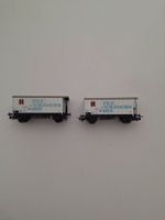 Set mit 2 Containerwagen Spur H0 „Feldschlösschen“