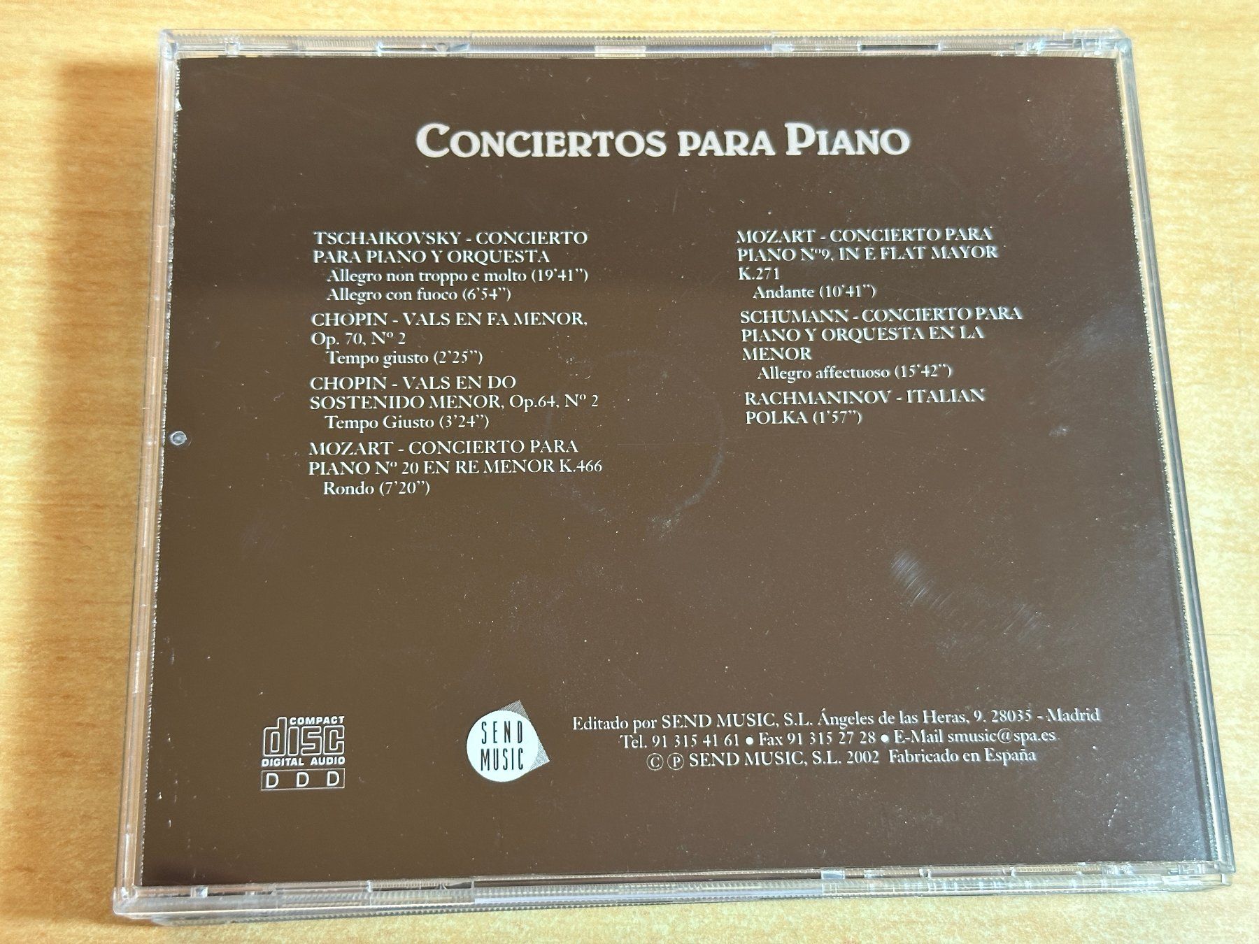 CDs: Various – Conciertos Para Piano 3 CD – Gebraucht aus Rikon im Tösstal von Alpenmutz 4