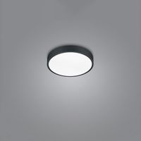 LED Deckenleuchte, Schwarz, 31 cm ∅