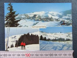 SCHWARZENBERG LU AK SCHNEE SKI LIFT