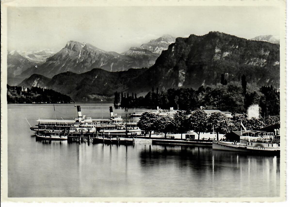 Cartoline postali: Luzern 1949 – Usato da Hochdorf venduto da Ziegel-16