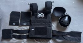 Phantom Athletics Trainingsweste + Maske 20lb Gewichte, Top 