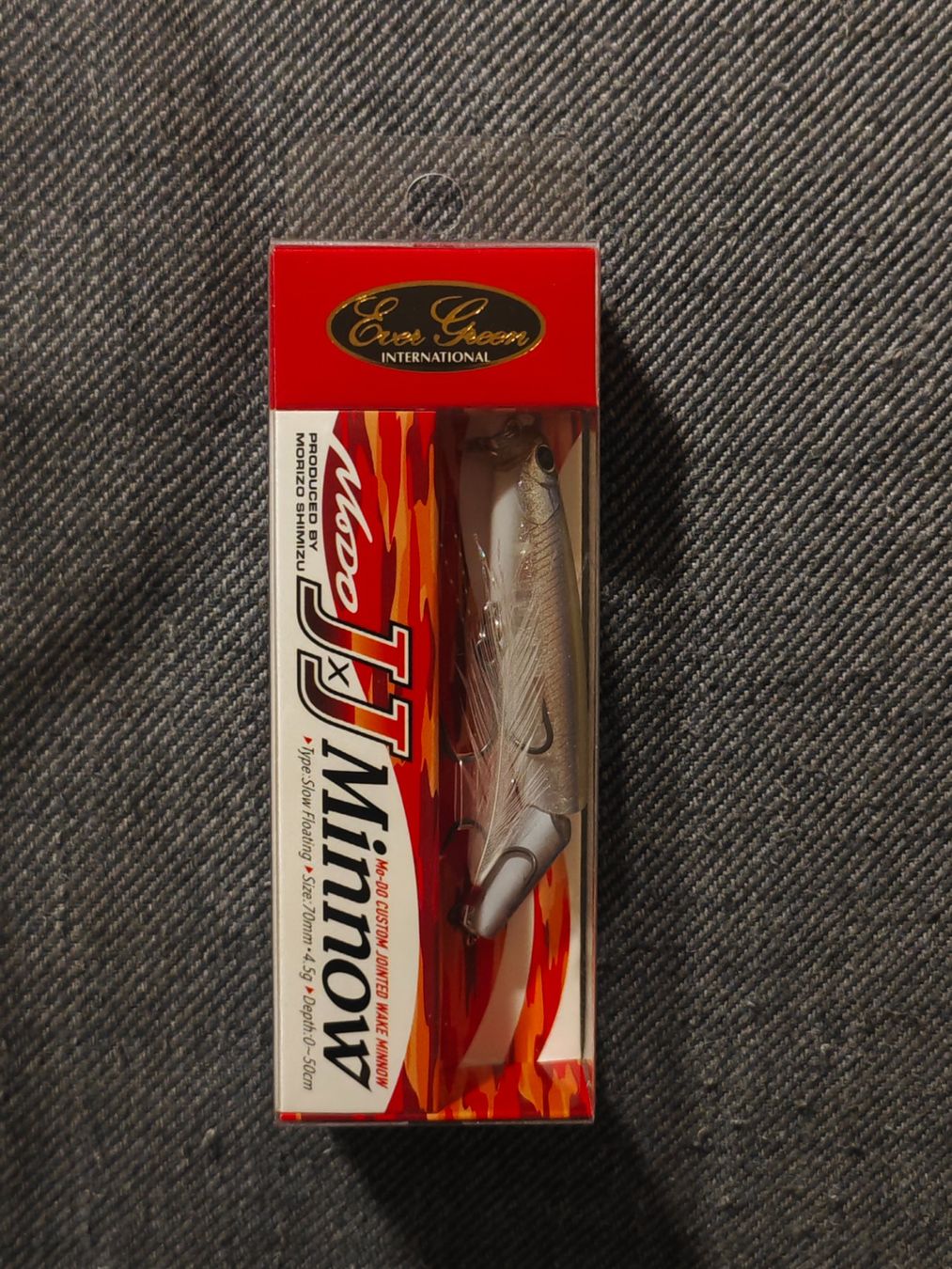 Esche: Evergreen Mo-Do JJ Minnow – Nuovo e nell'imballaggio originale da Bühler venduto da Idre2017
