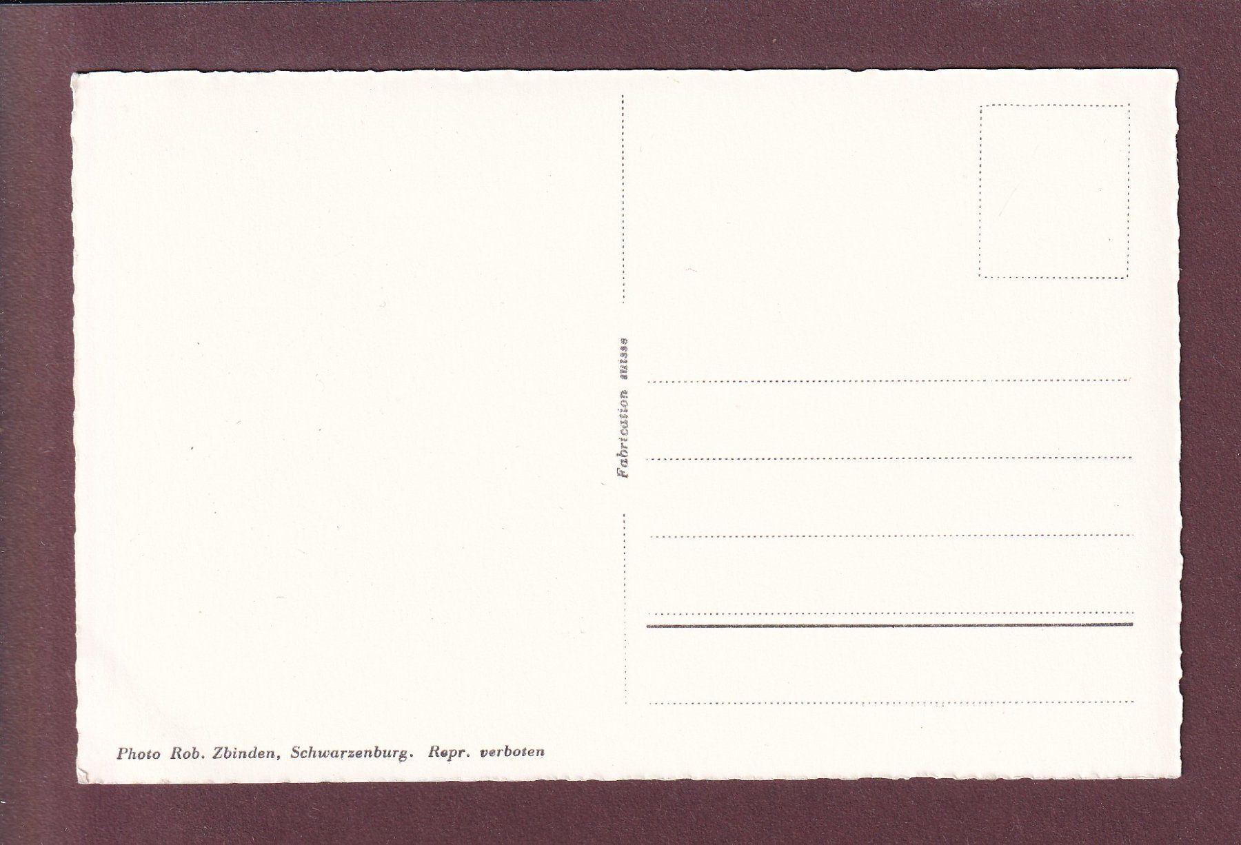 Ansichtskarten: Wahlernkirche bei SCHWARZENBURG – Gebraucht aus Pully von nicecards 1