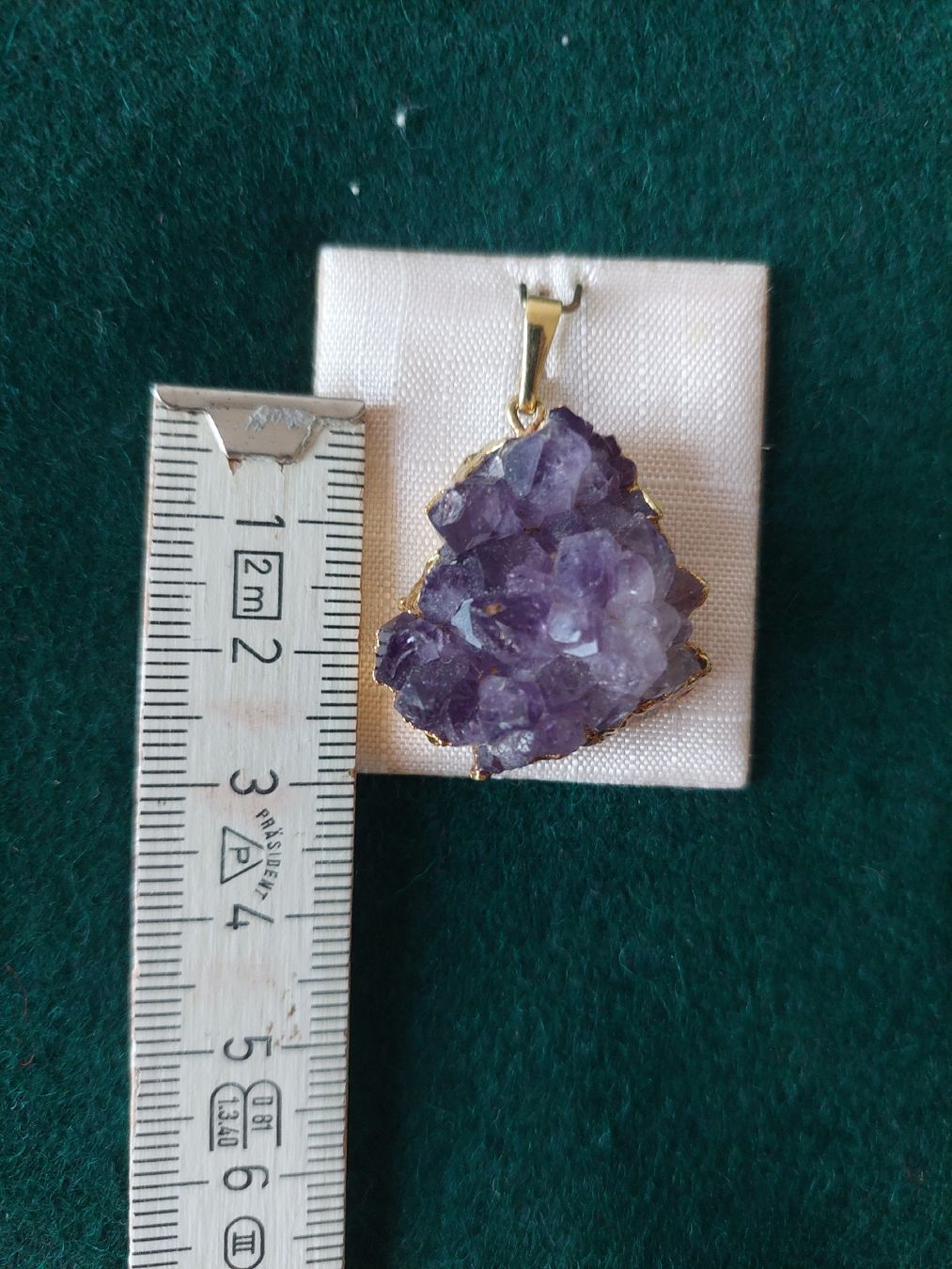 Ciondoli: Wunderschöner Amethyst Anhänger, Goldplattiert – Usato da Zürich venduto da Taxista 2