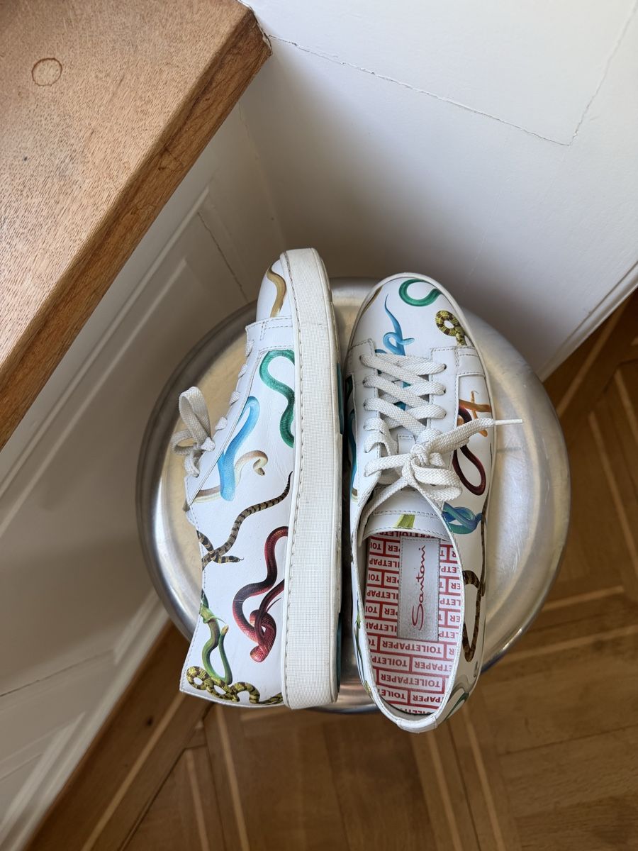 Santoni Damenschuhe: Santoni Toiletpaper Sneaker, Size 40.5. – Neu (gemäss Beschreibung) aus Basel von PabloMaleta