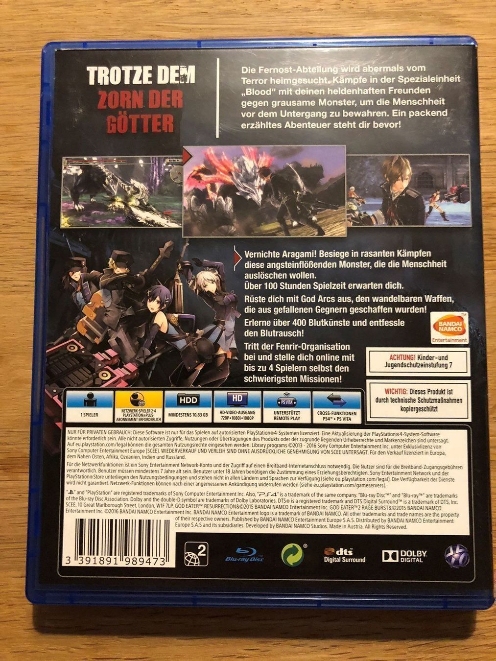 Sony Jeux: God Eater 2 für Ps4 – D'occasion à Kestenholz par Mad18 1