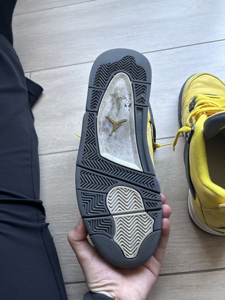Scarpe da uomo: Air Jordan 4 Thunders – Usato da Zug venduto da jul_c5pf 7