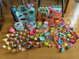 Littlest Pet Shop Konvolut Spielzeug mit Häusern & Zubehör