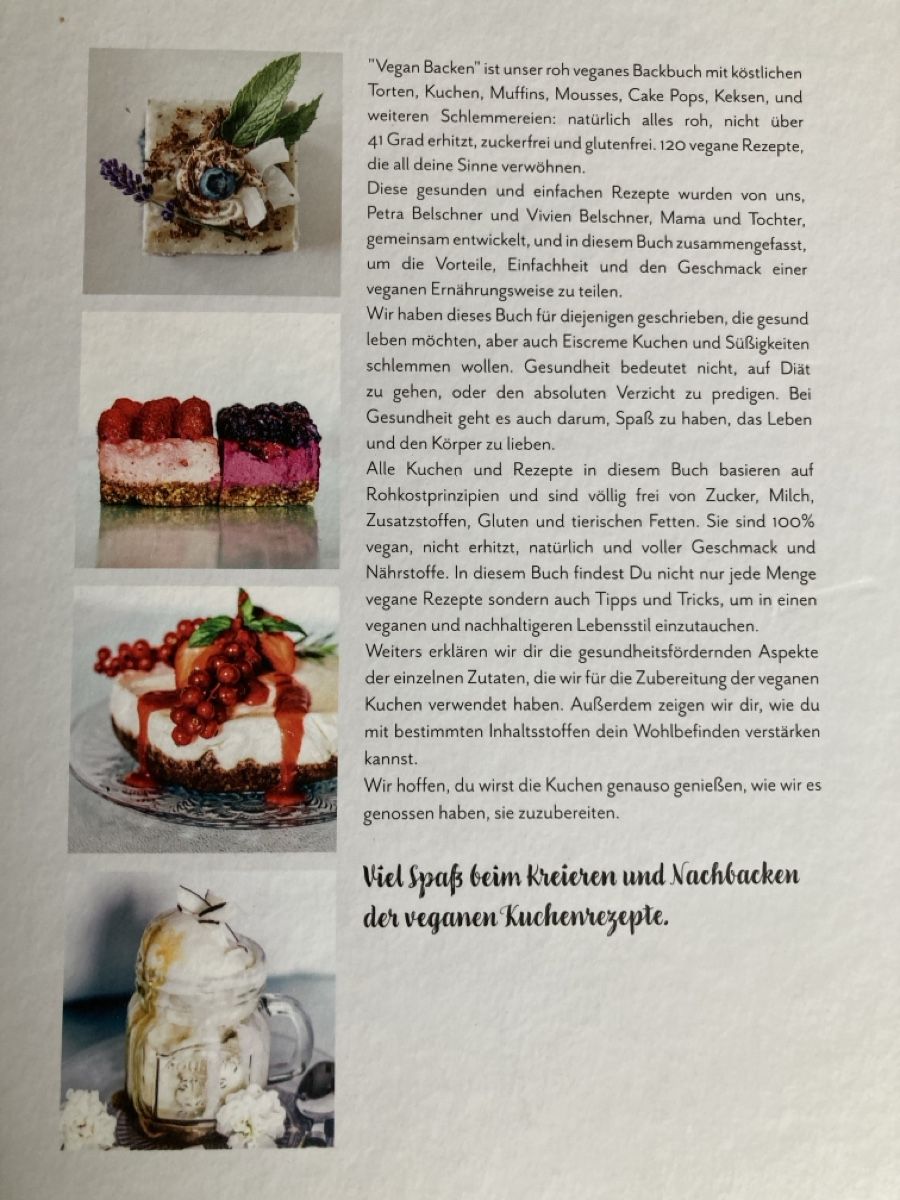 Bücher: Kochbuch Neu Vegan Backen – Gebraucht aus Tobel von Bienedrine 1