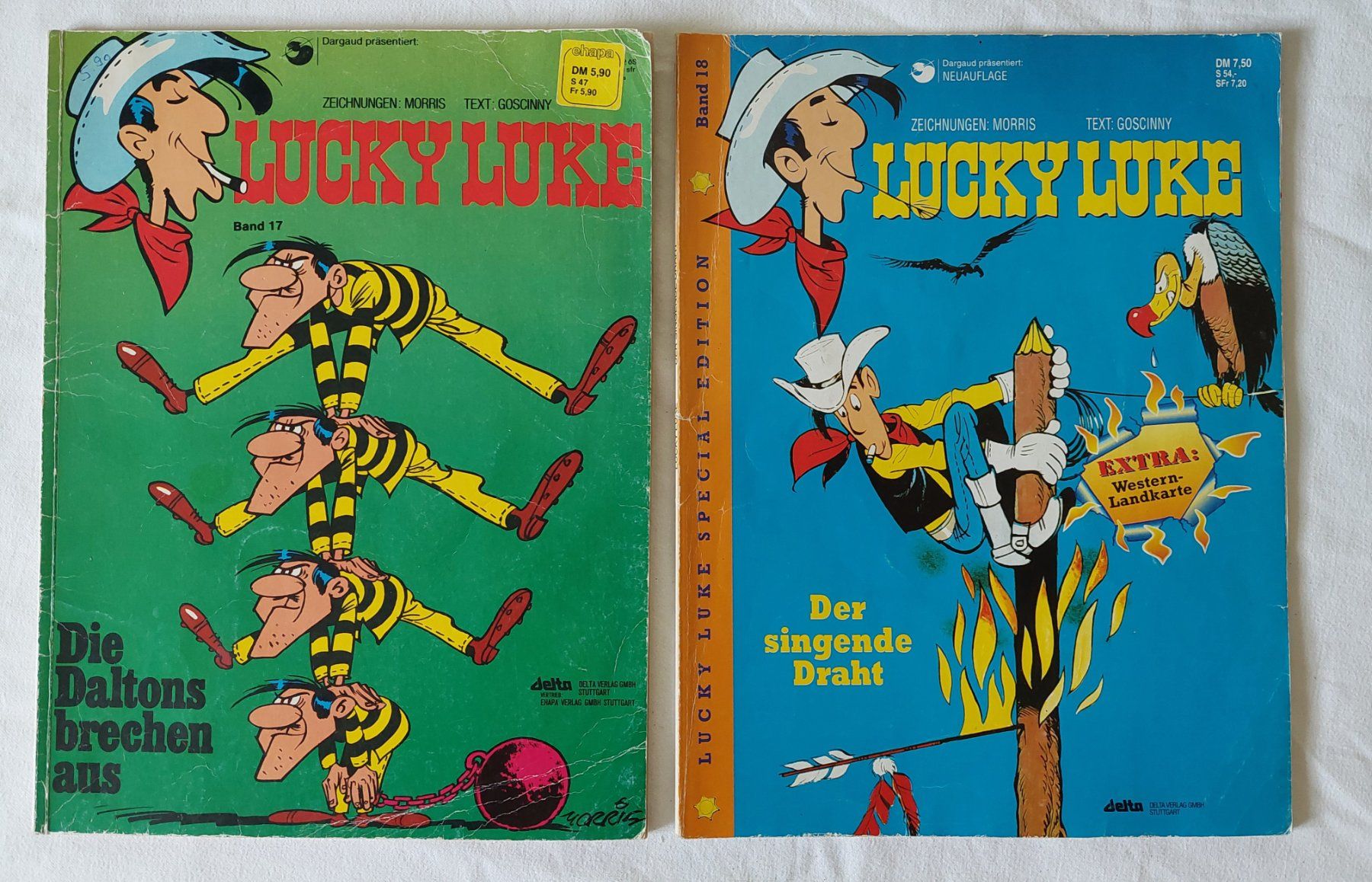 BD: 5 alte gebrauchte Lucky Luke Hefte – D'occasion à Uitikon Waldegg par Smeragol 1