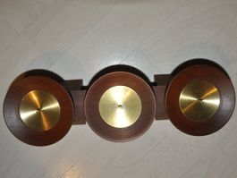 3 teiliger Kerzenhalter / Kerzenständer aus Holz Geschenk