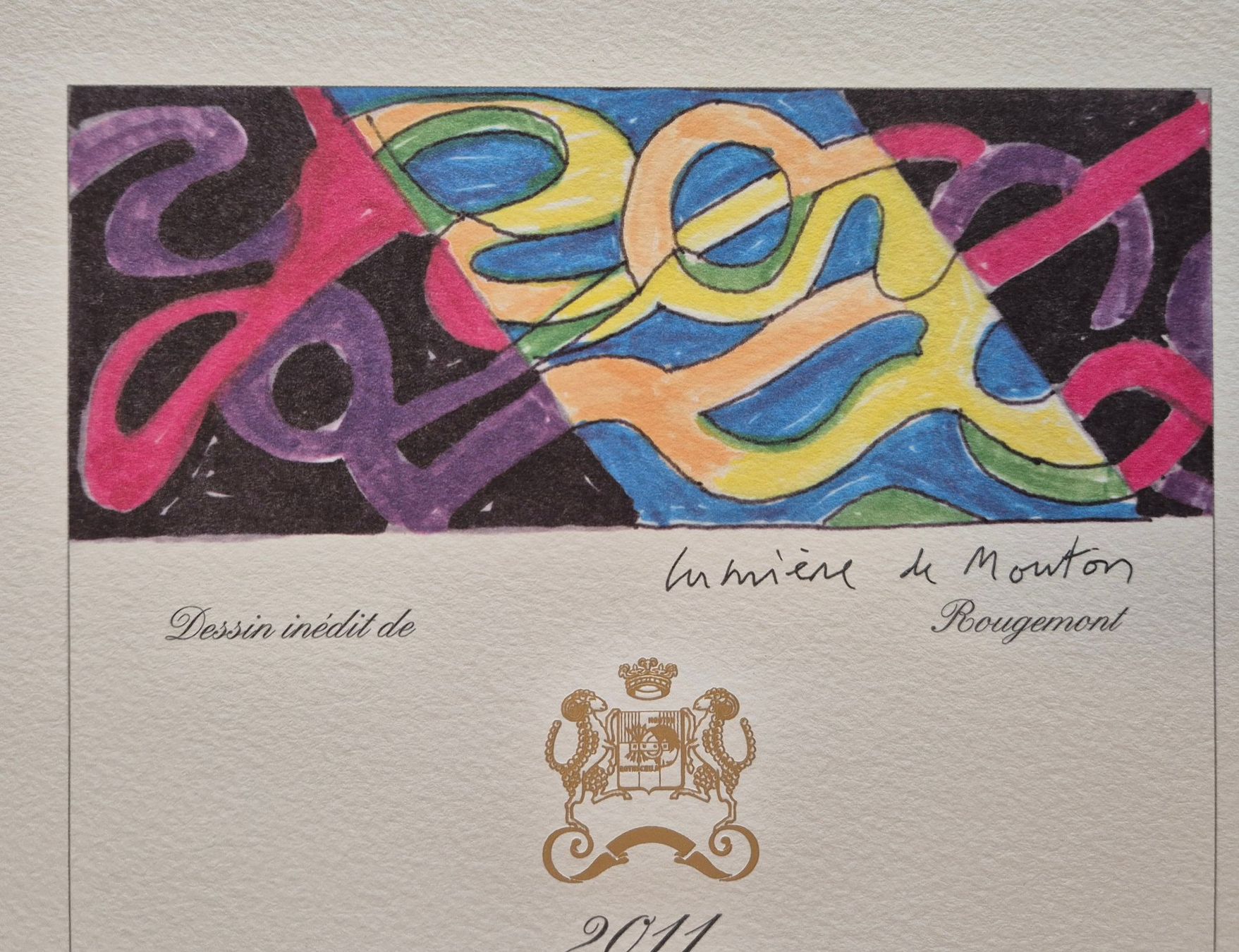 Grafica & Litografie: Mouton Rothschild 2011, Litho Rougemont – Usato da Luzern venduto da Louis-XVI