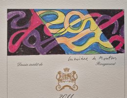 Mouton Rothschild 2011, Litho Rougemont