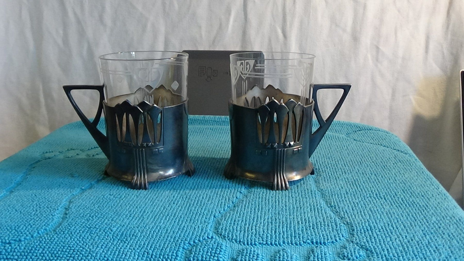 Tazze: Jugendstil Teetassen mit Halter WMF – Usato da Wiedlisbach venduto da Bobesch10
