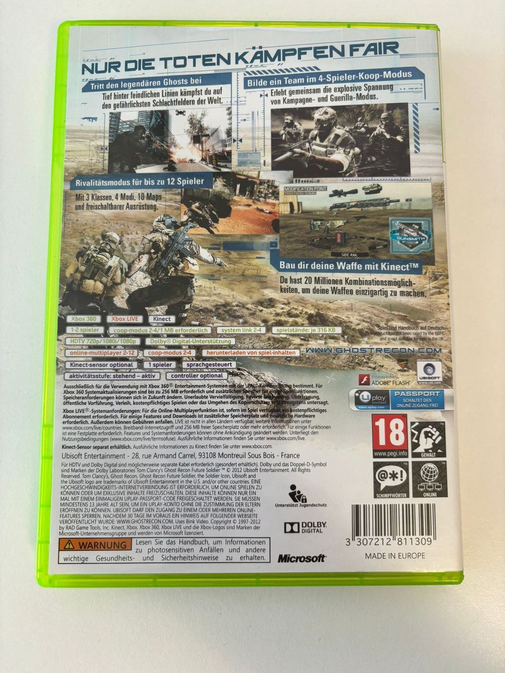 Spiele: Tom Clancy's Ghost Recon Future Soldier (XBOX 360) – Gebraucht aus Herisau von Seyashop1 2
